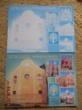 PROBA PE HARTIE EXP. FIL. ROMANIA-ISRAEL 2000 COLITA NEDANTELATA RAR