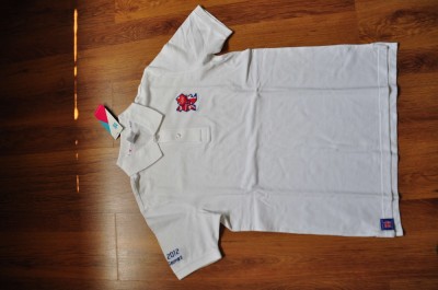 Tricou Polo Adidas Sports Alb White Olimpiada Londra (London 2012) SnrC31 NOU marime S (produs ORIGINAL) foto