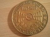 Medalie S.C. General Turbo S.A. 1967-1997 Bucuresti, 90 grame + taxele postale 10 roni = 100 roni