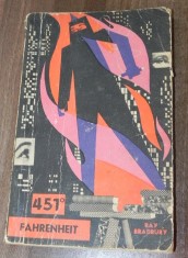 RAY BRADBURY - 451 FAHRENHEIT. TRADUCERE SI PREFATA DE PETRE SOLOMON foto