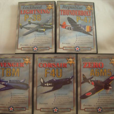 DVD 5 DVD - documentare avioane de lupta din cel de-al doilea razboi
