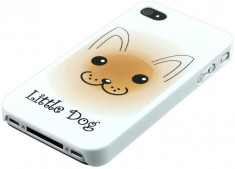 husa protectie Little Dog iphone 4 4S expediere gratuita + folie protectie ecran foto