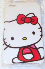 husa protectie Hello Kitty iphone 4 4S expediere gratuita + folie protectie ecran foto