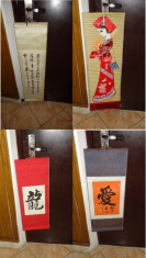 Decoratiuni perete scris chineza sau japoneza foto