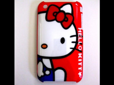 Husa Hello Kitty iphone 2 3 3gs + folie protectie ecran foto