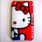 Husa Hello Kitty iphone 2 3 3gs + folie protectie ecran
