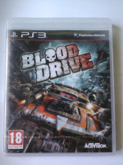 Blood Drive (PS3) SIGILAT ( ALVio) + sute de alte jocuri PS3 ( VAND / SCHIMB ) foto