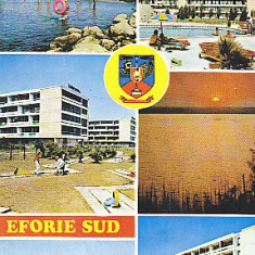 Eforie Sud, vedere carte postala, circulata 1984