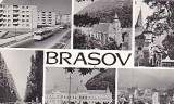 Brasov, vedere carte postala, circulata 1963