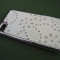 husa protectie rigida piele alba iphone 4 4S expediere gratuita + folie protectie ecran