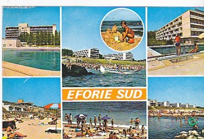 Eforie Sud, vedere carte postala, circulata 1980 foto