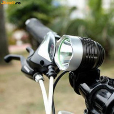 LANTERNA BICICLETA 1800 Lum 1x Cree XM-L T6 LED foto