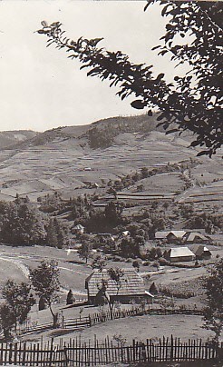 Sangeorz-Bai, foto C. Savulescu, vedere carte postala, circulata 1971