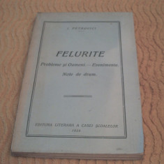 I. Petrovici - Felurite - ed. I