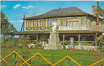 Focsani, terasa Bachus, vedere carte postala, circulata 1975 foto