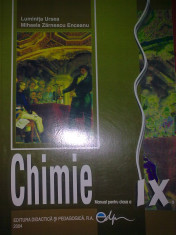 Luminita Ursea - Chimie manual clasa a IX a &amp;quot;4325&amp;quot; foto