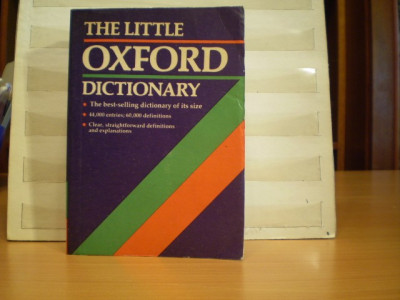 THE LITTLE OXFORD DICTIONARY foto