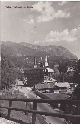 Valea Prahovei Sinaia, vedere carte postala, circulata 1960 foto