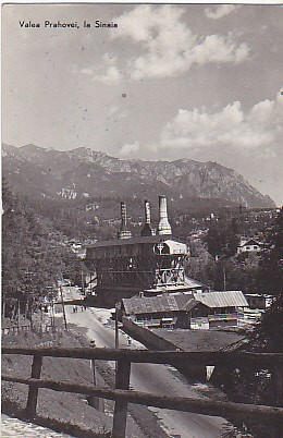 Valea Prahovei Sinaia, vedere carte postala, circulata 1960