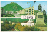 Carte postala(ilustrata)-DEVA-colaj, Circulata, Printata