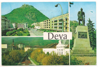 carte postala(ilustrata)-DEVA-colaj foto