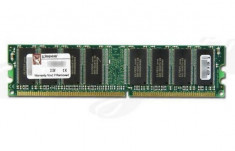 Vand memorii 1GB DDR1 Kingston 1GB PC2100 DDR-266MHz non-ECC Unbuffered CL2.5 184-Pin DIMM Memory Module Mfr P/N KTD4400/1G foto