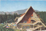 Predeal, cabana Clabucet Sosire, vedere carte postala circulata 1983, Fotografie