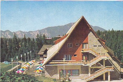 Predeal, cabana Clabucet Sosire, vedere carte postala circulata 1983 foto