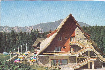 Predeal, cabana Clabucet Sosire, vedere carte postala circulata 1983