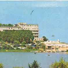 Eforie Nord, hotel Belona, vedere carte postala circulata 1983