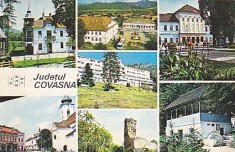 Jud Covasna, vedere carte postala circulata 1975