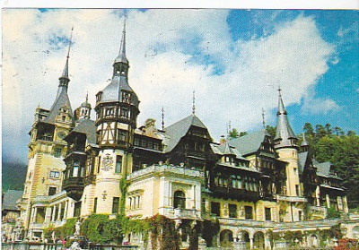 Sinaia, Muzeul Peles, vedere carte postala, circulata 1982 foto