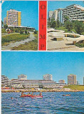 Olimp, hotel Oltenia, Amfiteatru, vedere carte postala, circulata 1976, Fotografie