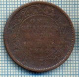 830 MONEDA - INDIA-BRITISH(PROTECTORAT BRITANIC) - ONE QUARTER ANNA (1/4 ANNA) -anul 1862 -starea care se vede