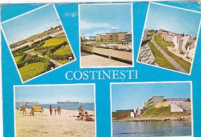 Costinesti, vedere carte postala circulata 1982 foto