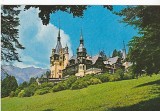 Sinaia, Muzeul Peles, vedere carte postala, circulata 1973, Fotografie