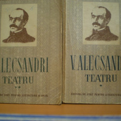 Vasile Alecsandri - TEATRU - 2 vol. - Editura de stat pentru literatura si arta - 1952