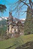 Sinaia, Castelul Peles, vedere carte postala, circulata 1987, Fotografie