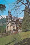 Sinaia, Castelul Peles, vedere carte postala, circulata 1987, Fotografie