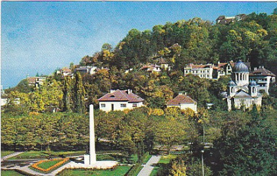 Brasov, Cetatuia, vedere carte postala circulata 1984 foto