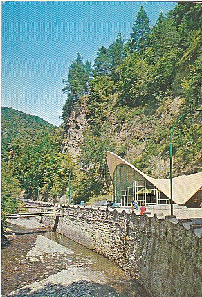 Olanesti, izvorul de apa minerala 24, vedere carte postala, circulata 1978