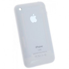 Carcasa capac baterie capac spate capac acumulator cu rama metalica Apple iPhone 3G 16GB alb white NOU foto