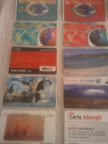 Lot 20 cartele telefonice Italia 19 + folie de plastic + taxele postale = 30 roni