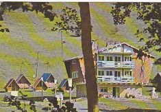 Muntii Orastiei, cabana Costesti, vedere carte postala circulata 1981