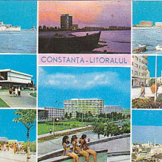 Constanta, Litoralul, vedere carte postala circulata 1969