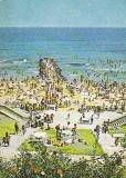 Eforie Sud, plaja, vedere carte postala circulata 1977