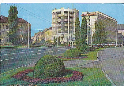 Brasov, vedere carte postala circulata 1983 foto