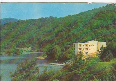 Resita, Lacul Secu, vedere carte postala, circulata 1979 foto