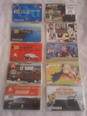 Lot 20 cartele telefonice Franta 1 cu SIM + folie de plastic + taxele postale = 50 roni foto