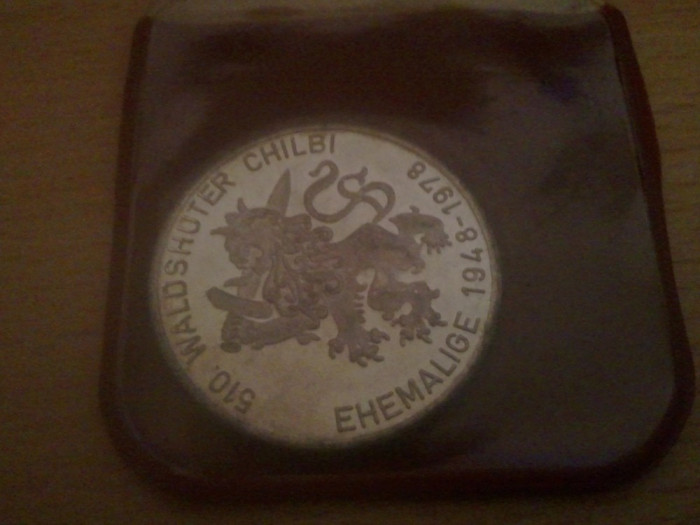 Medalie 510 Waldshuter Chilbi Ehemalige 1948-1978, 11,41 grame, sigilata, Volksbank